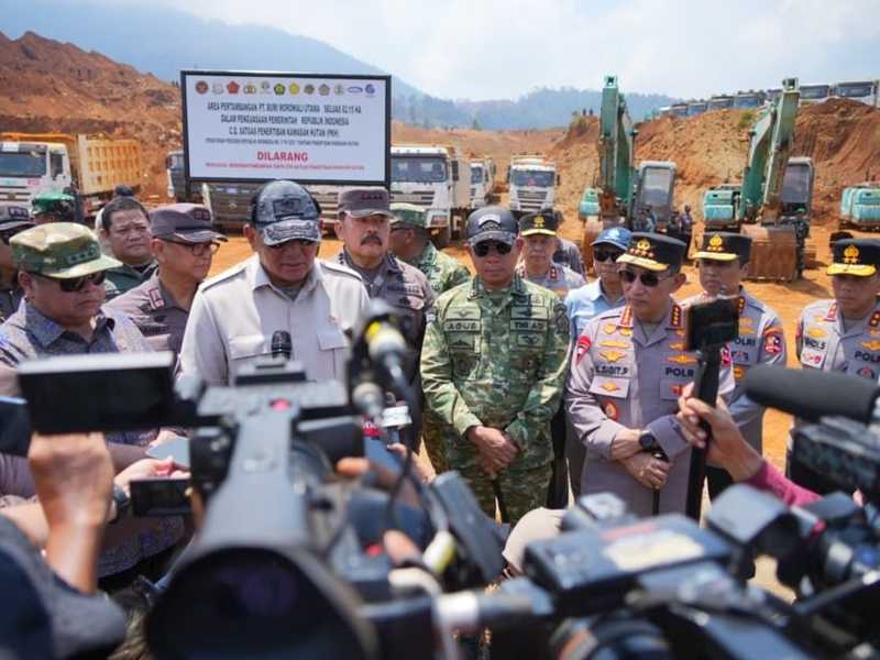 Panglima TNI hingga Menhan Turun Tangan, Tegaskan Negara Hadir di Tambang Ilegal Morowali