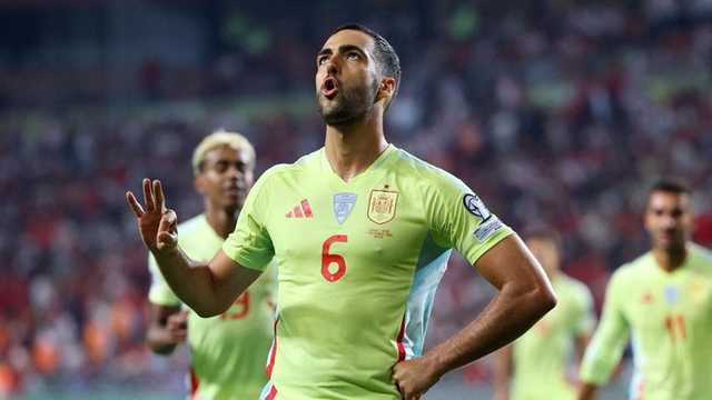 Arteta bantah Merino main bertahan, cetak hat-trick sebagai gelandang serang