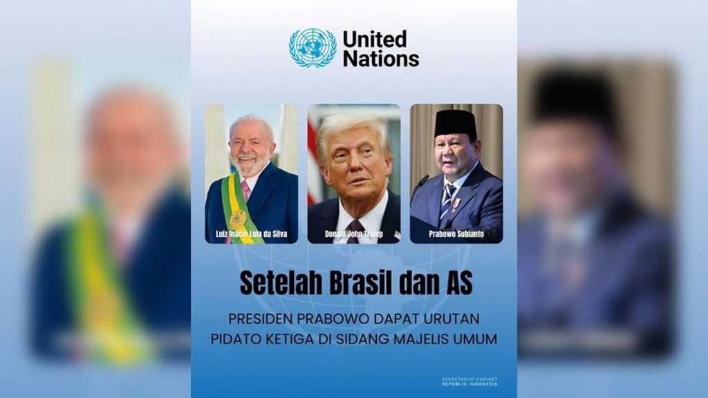 Prabowo pidato di Sidang Umum PBB, posisi ke-3 setelah Donald Trump
