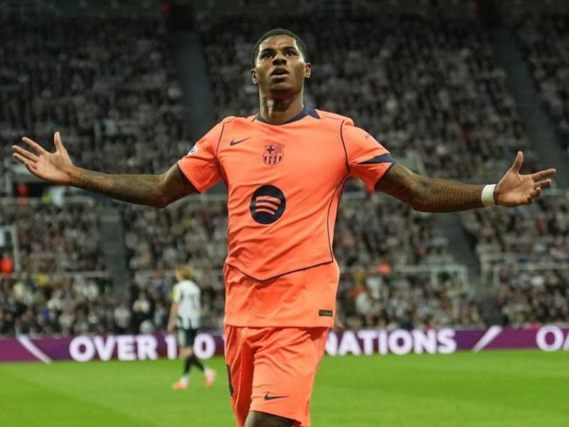 Marcus Rashford cetak dua gol, antar Barcelona menang di Liga Champions