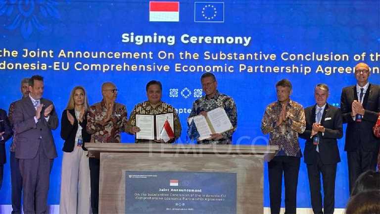 Indonesia-Uni Eropa tandatangani IEU-CEPA, akhiri negosiasi 10 tahun
