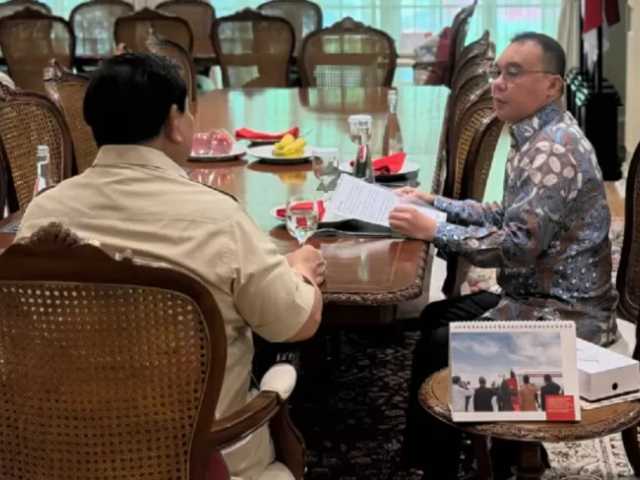 Prabowo Undang Dasco ke Widya Chandra, Bahas Situasi Terkini
