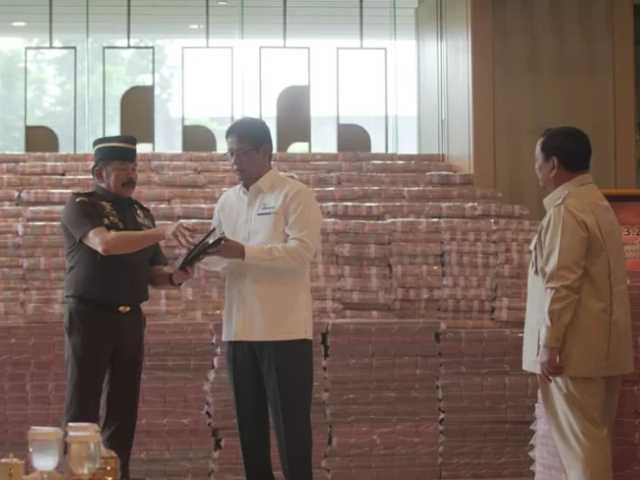 Prabowo Saksikan Pengembalian Rp13,2 Triliun Kerugian Negara Korupsi CPO