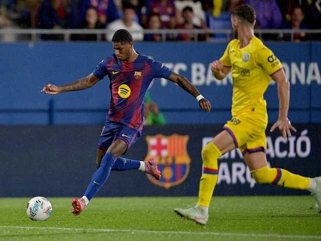 Marcus Rashford dihukum Hansi Flick di laga Barcelona vs Getafe, lalu bikin assist