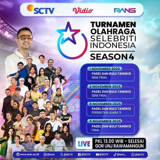 TOSI Season 4: Raffi Ahmad dan Ziva Magnolya Beradu di Grand Final