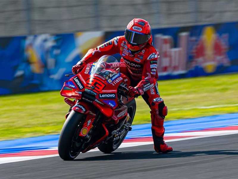 Marc Marquez menangi MotoGP San Marino, bawa match point ke Jepang