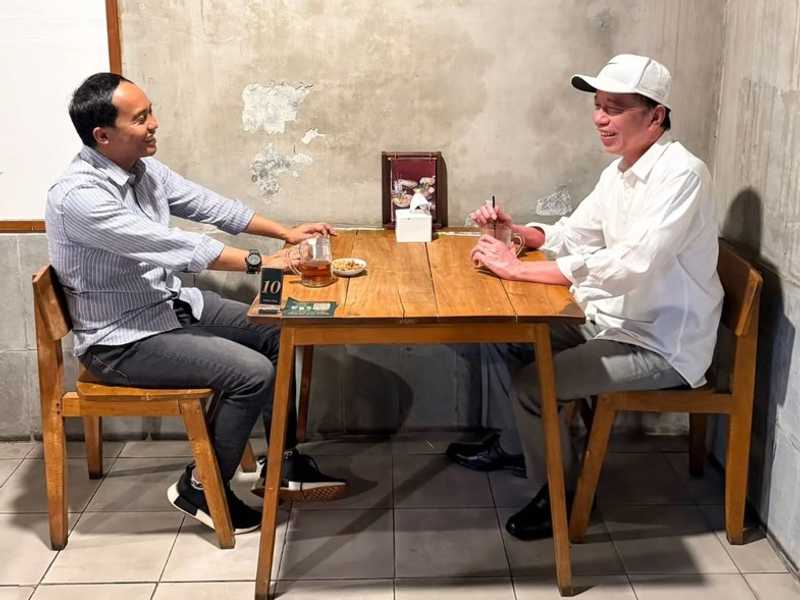 Raja Juli Antoni Dapat Nasehat dan Traktiran Bakmi dari Jokowi di Solo