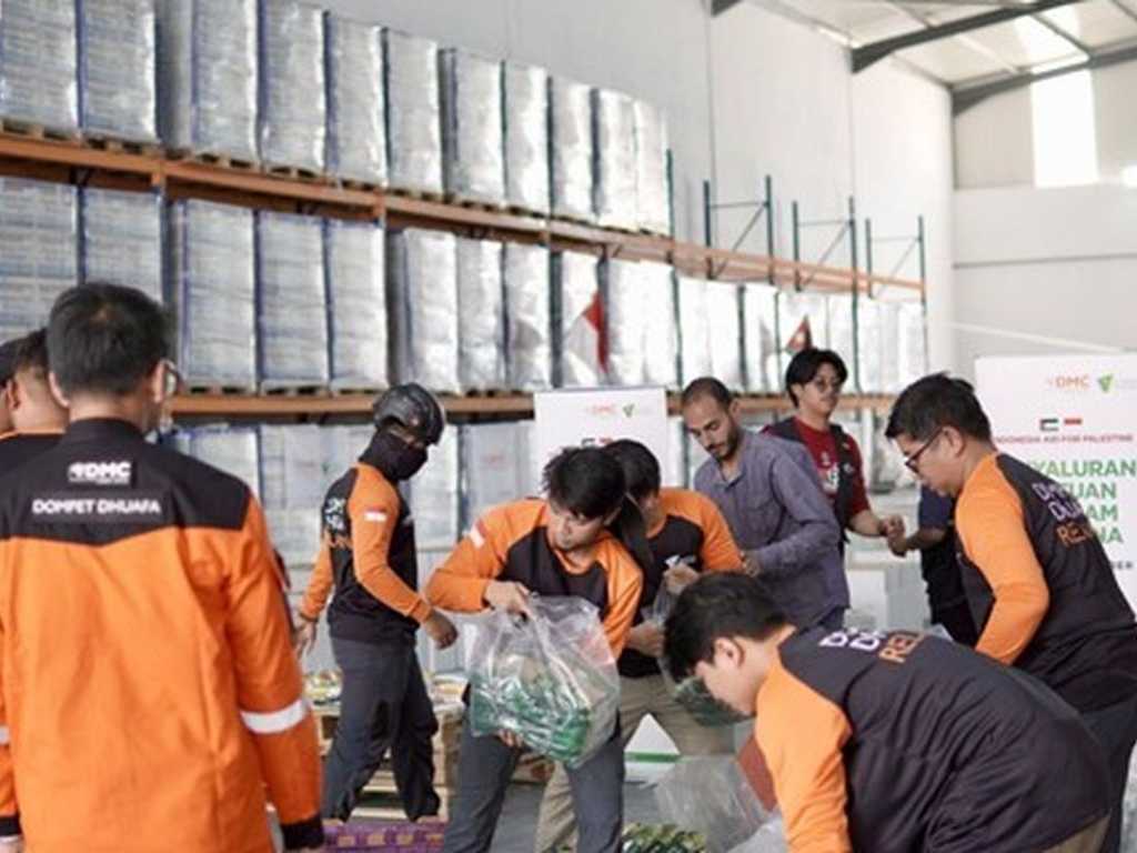 Dompet Dhuafa dan KBRI Yordania Salurkan 100 Ton Bantuan Pangan, Harapan Baru Warga Palestina