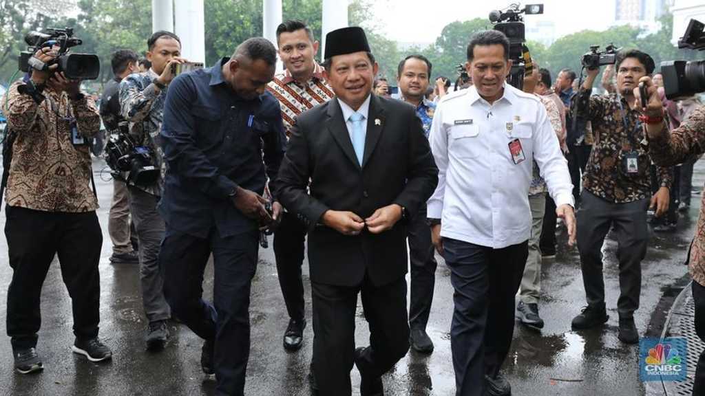 Mendagri Tito Karnavian tiba di Istana, sebut soal Menko Polkam