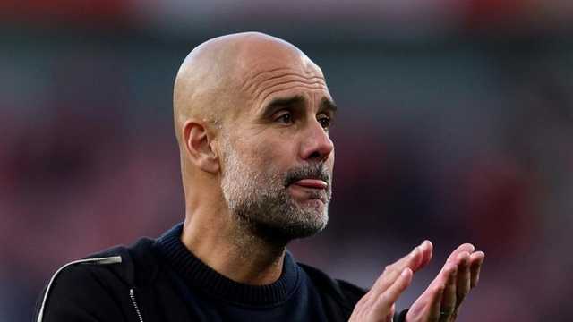 Pep Guardiola enggan komentari wasit usai Man City ditahan Monaco