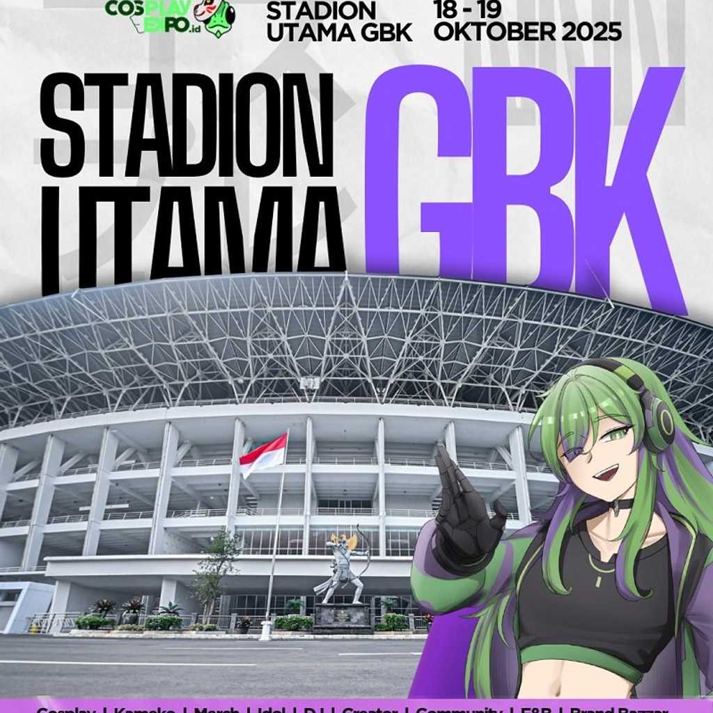 Cosplay Expo 2025: GBK Jadi Saksi Ajang Budaya Pop Terbesar
