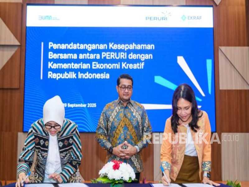 Kemenekraf dan Peruri Perkuat Ekonomi Kreatif Lewat Digitalisasi