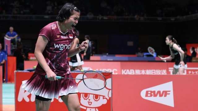 Gregoria Mariska Tunjung Bangkit Dramatis, Lolos Perempatfinal Kumamoto Masters