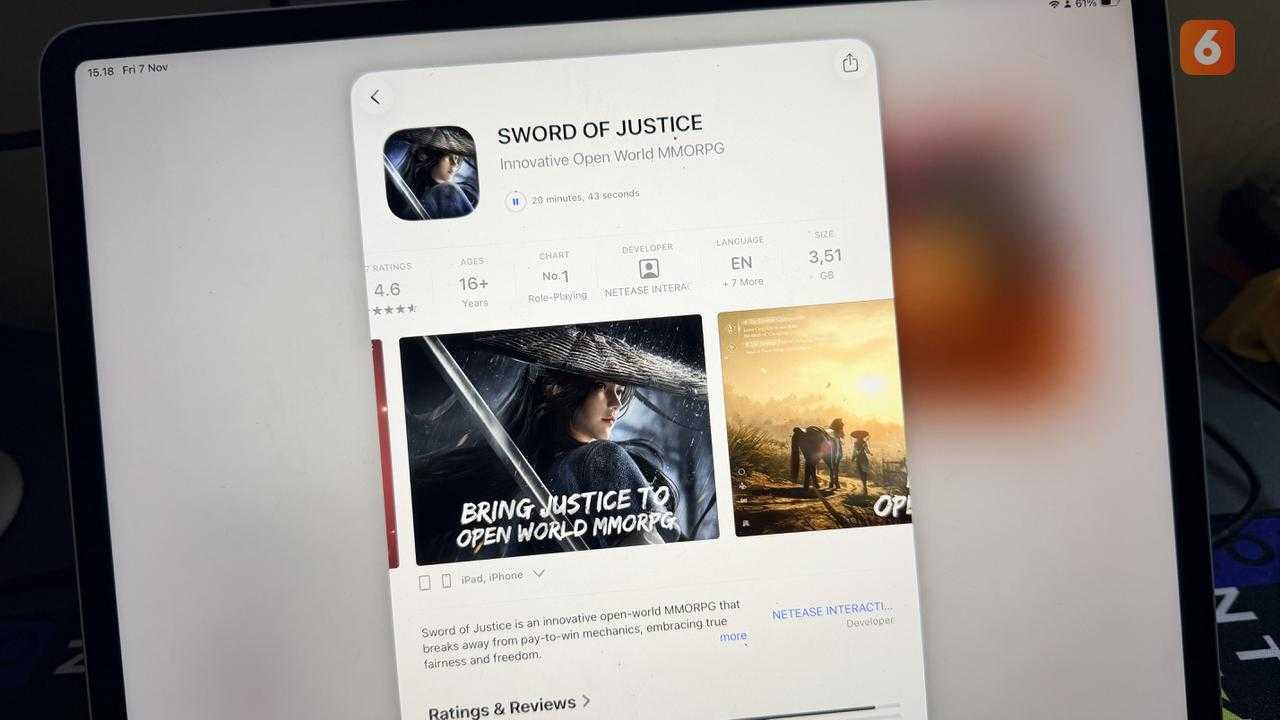 Sword of Justice Resmi Meluncur, NetEase Janjikan Gameplay Adil