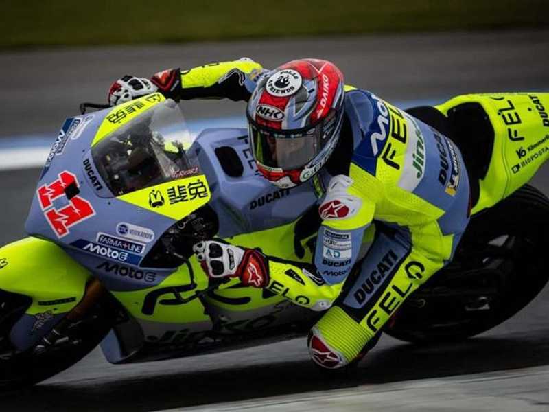 Matteo Ferrari menangi Race 2 MotoE San Marino 2025 di Misano