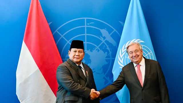Prabowo Bertemu Sekjen PBB, Tekankan Solidaritas Global dan Palestina