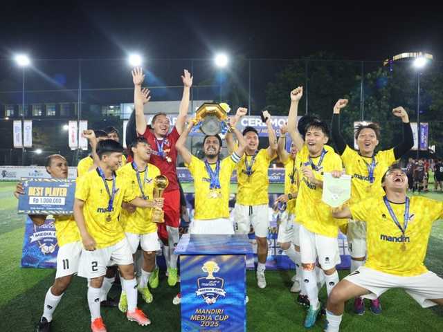 SCTV Hat-trick Juara Mandiri Media Cup 2025, Raih Trofi Permanen!