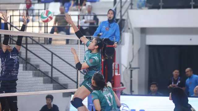 Rajawali O2C Sikat Kharisma Premium 3-0, Raih Kemenangan Kedua Livoli Divisi Utama