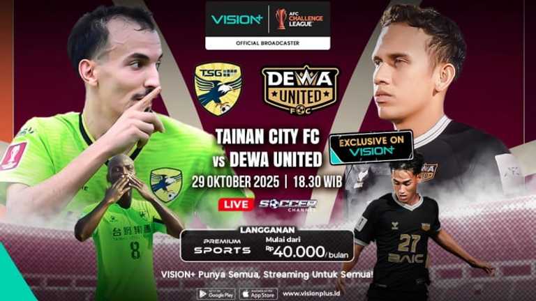 Dewa United Tantang Pemuncak Klasemen Tainan City FC di AFC Challenge League