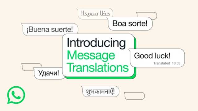 WhatsApp luncurkan fitur terjemahan pesan, tersedia di iOS dan Android