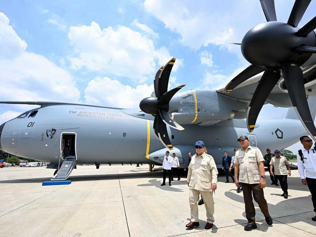 Pesawat Angkut Airbus A400M Tiba di Indonesia, Prabowo Tambah Pesanan
