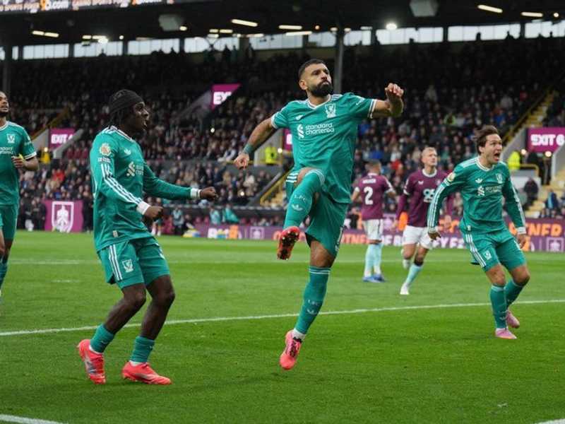Liverpool menang tipis 1-0 atas Burnley berkat penalti Salah