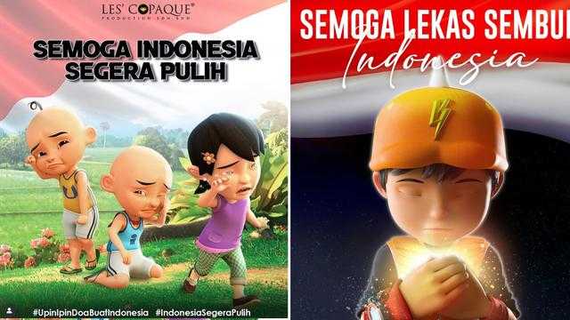 Upin Ipin dan BoBoiBoy Kirim Doa & Dukungan Agar Indonesia Segera Pulih