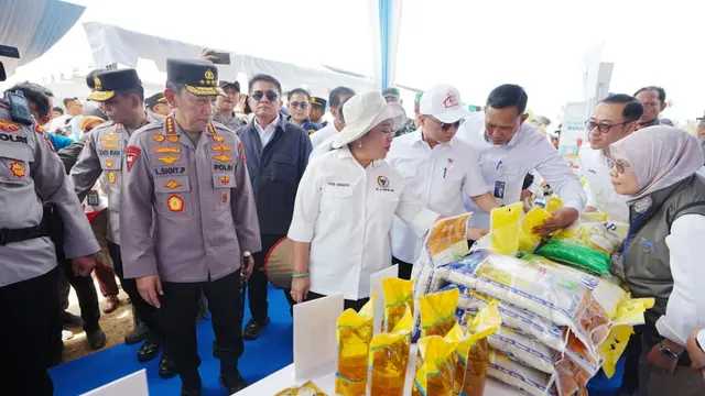 Polri distribusikan 78 ribu ton beras di Gerakan Pangan Murah