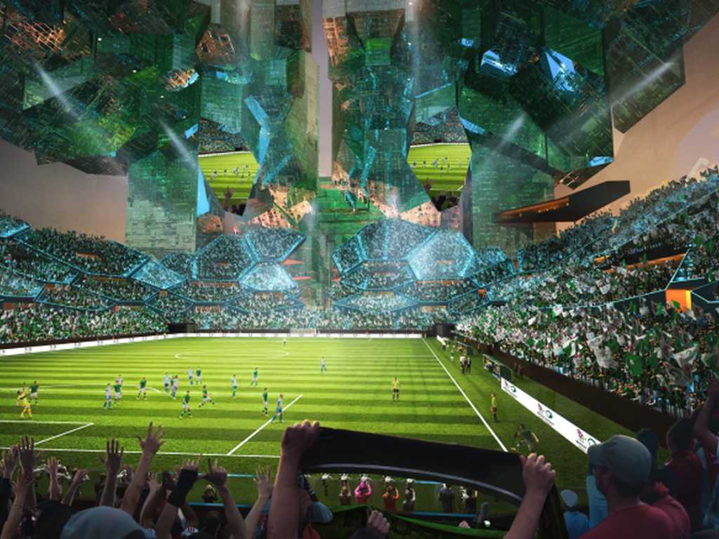 Arab Saudi Bangun Stadion "Di Atas Langit", Siap Sambut Piala Dunia 2034