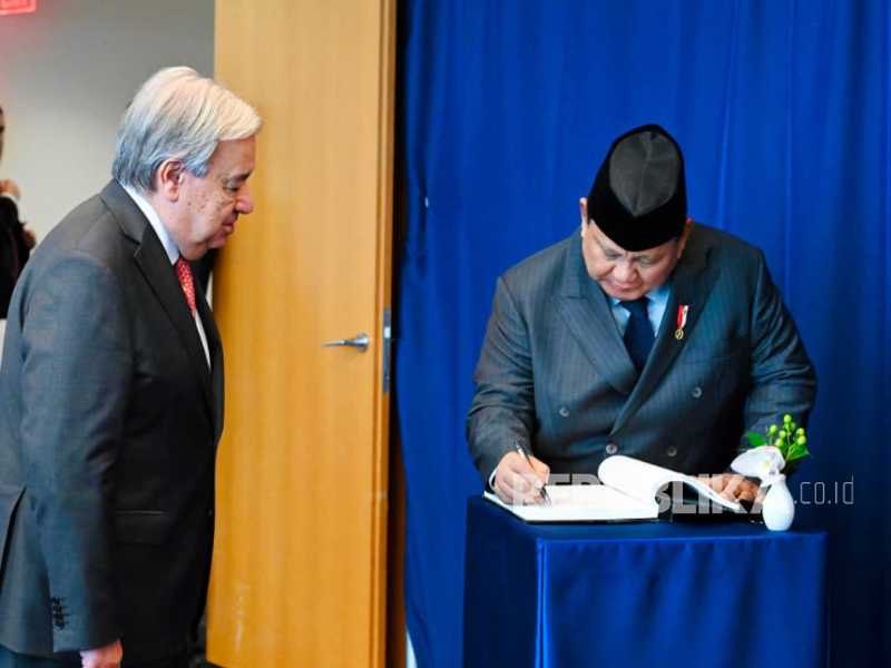 Prabowo Bertemu Sekjen PBB, Ingin Kirim Pasukan Perdamaian ke Gaza