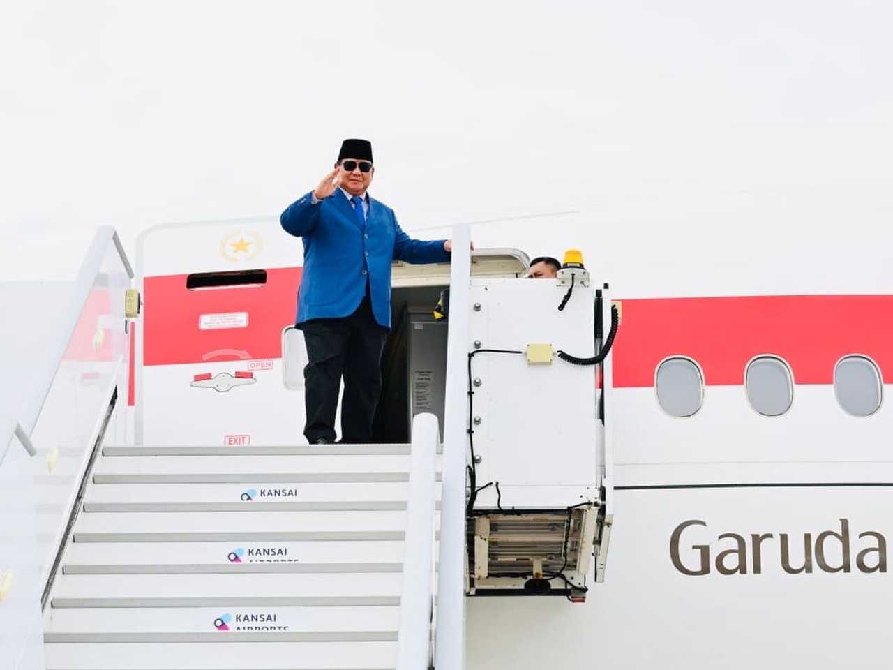 Prabowo bertolak ke New York, akan pidato di Sidang Umum PBB