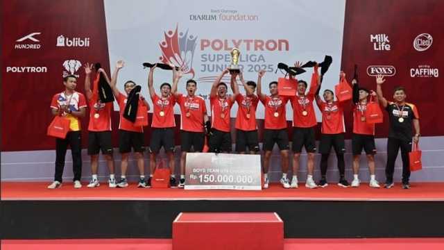 PB Djarum sabet dua piala utama di Superliga Junior 2025