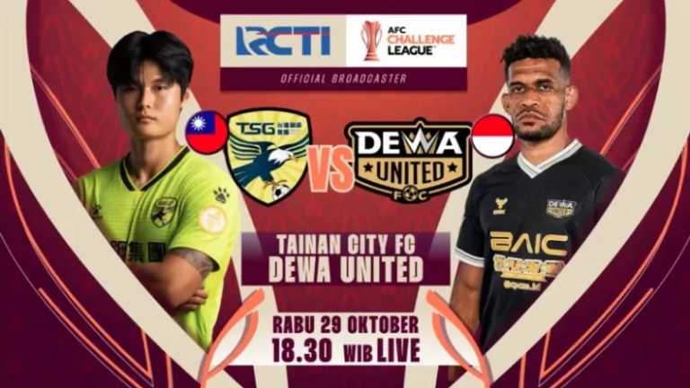 AFC Challenge League: DEWA United Siap Rebut Puncak dari Tainan City FC