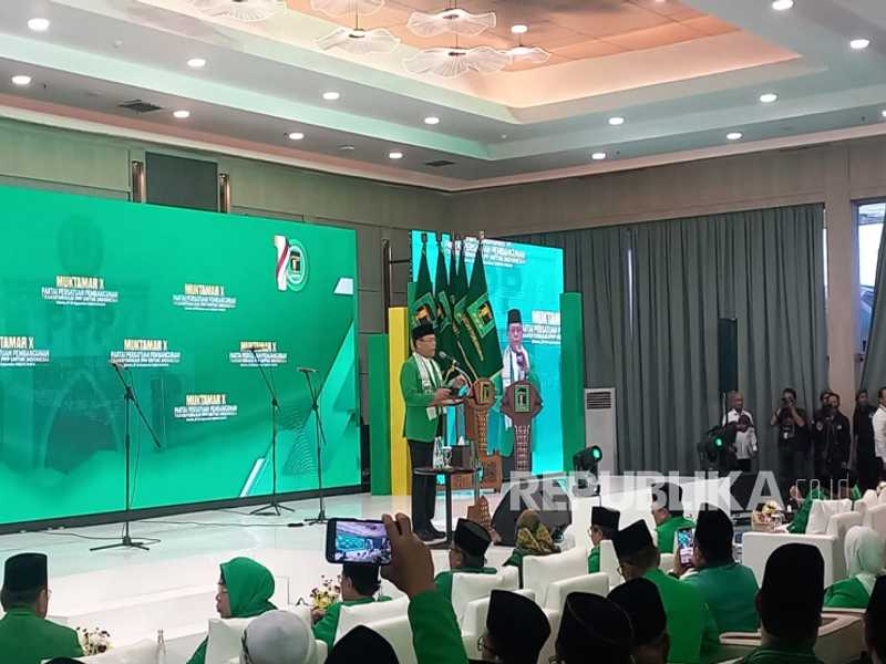 Muktamar X PPP panas, cekcok terjadi saat Mardiono berpidato
