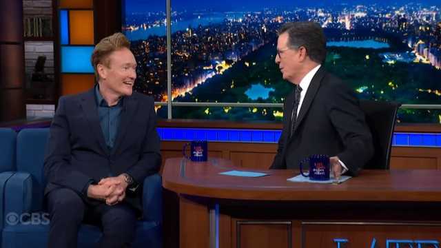 Conan O'Brien beri nasihat satir kepada Stephen Colbert: 'Pengecut adalah jalan'