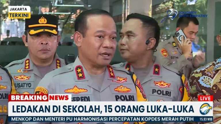Ledakan SMAN 72: Puluhan Korban Luka, Kapolda Metro Jaya Turun Tangan