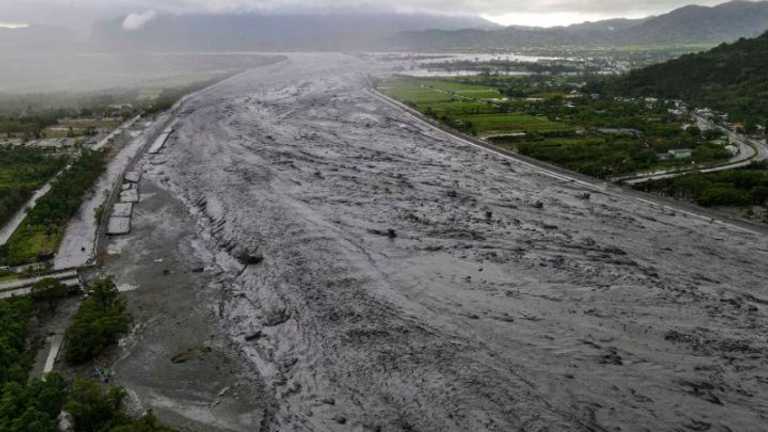 14 tewas, 124 hilang akibat danau jebol di Taiwan timur
