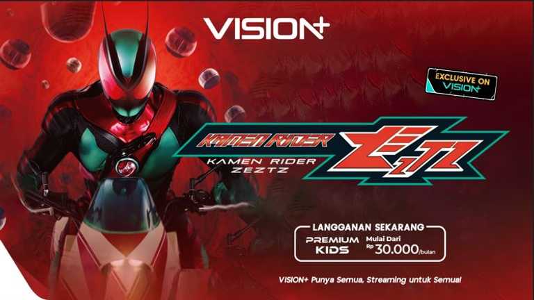 Kamen Rider Zetsu: Aksi Penuh Adrenalin di Dunia Mimpi, Kini Tayang di VISION+