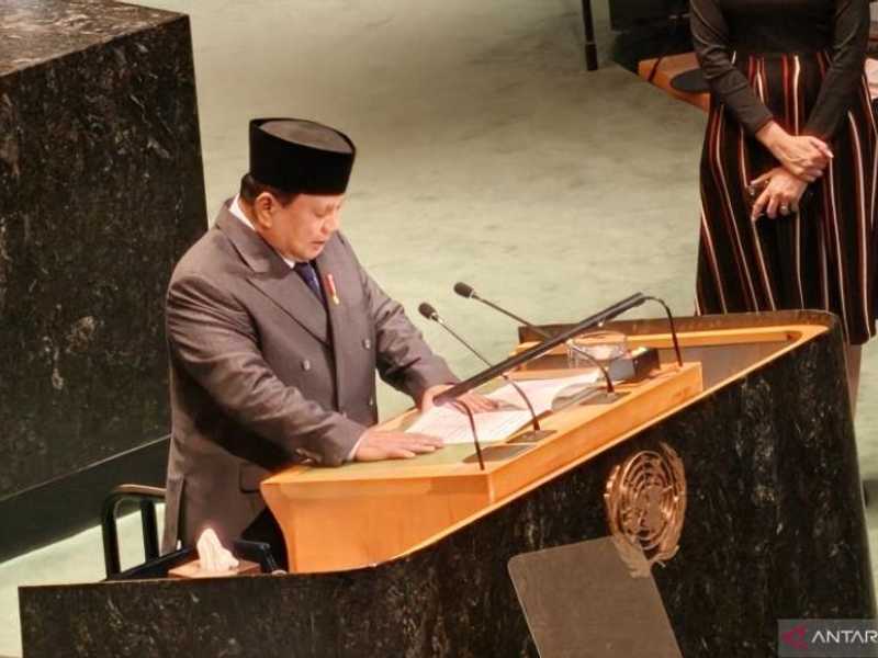 Prabowo tegaskan pengakuan Palestina di KTT PBB, desak tindakan segera