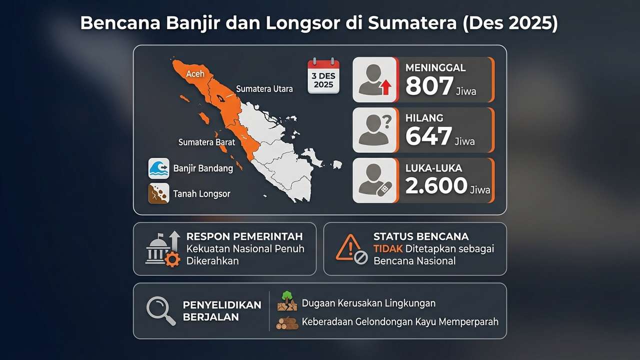 Analisis Penanganan Bencana Sumatera: Skala, Respons, dan Isu Lingkungan