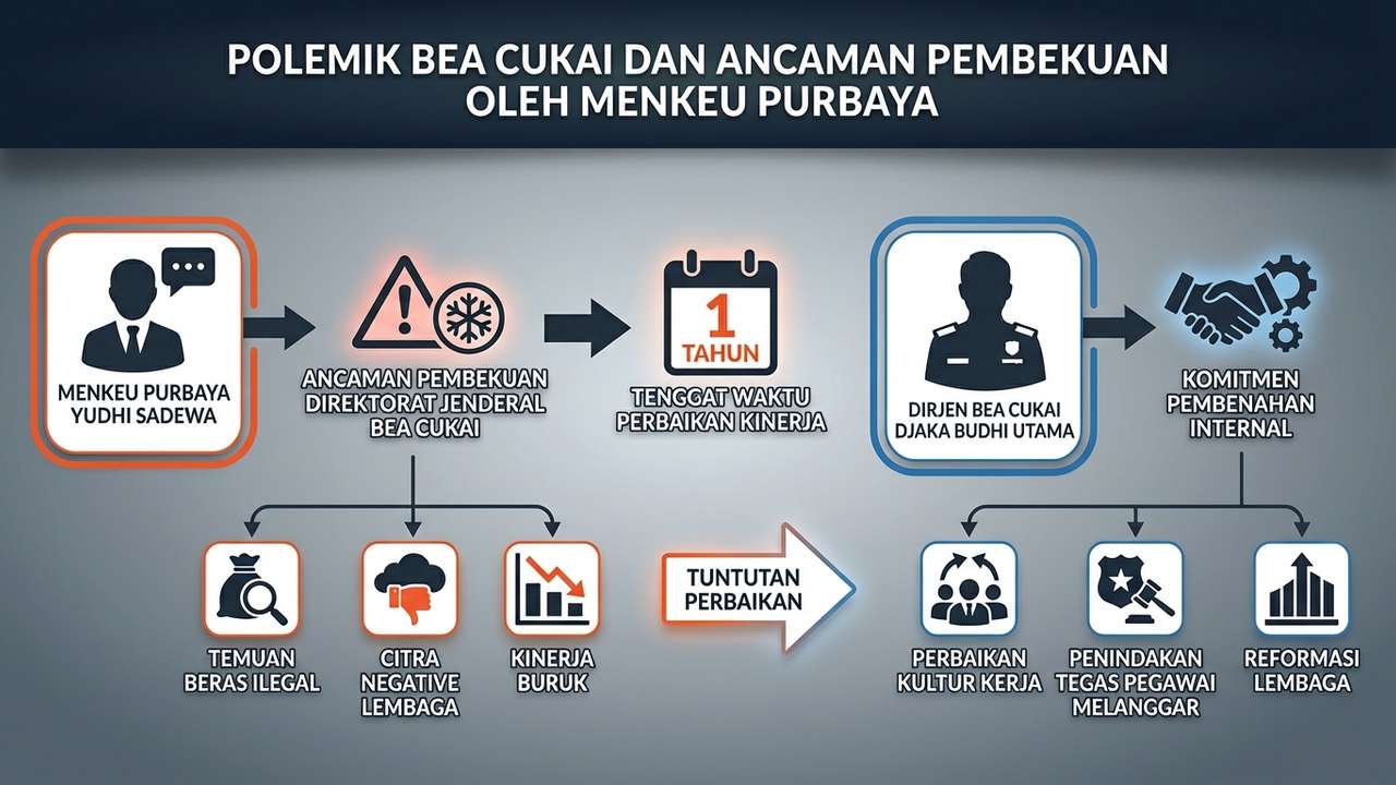 Ultimatum Menkeu Purbaya: Bea Cukai di Bawah Ancaman Pembekuan