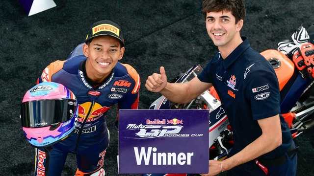 Veda Ega Pratama punya peluang juara Red Bull Rookies Cup 2025 di San Marino