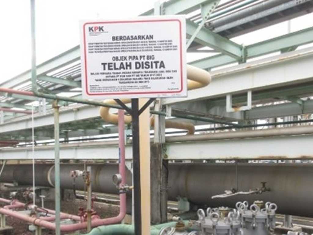 KPK Sita Pabrik dan Pipa Terkait Korupsi Gas PGN, Kerugian Negara USD15 Juta