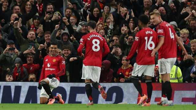 Manchester United Pesta Gol 4-2 atas Brighton di Liga Inggris