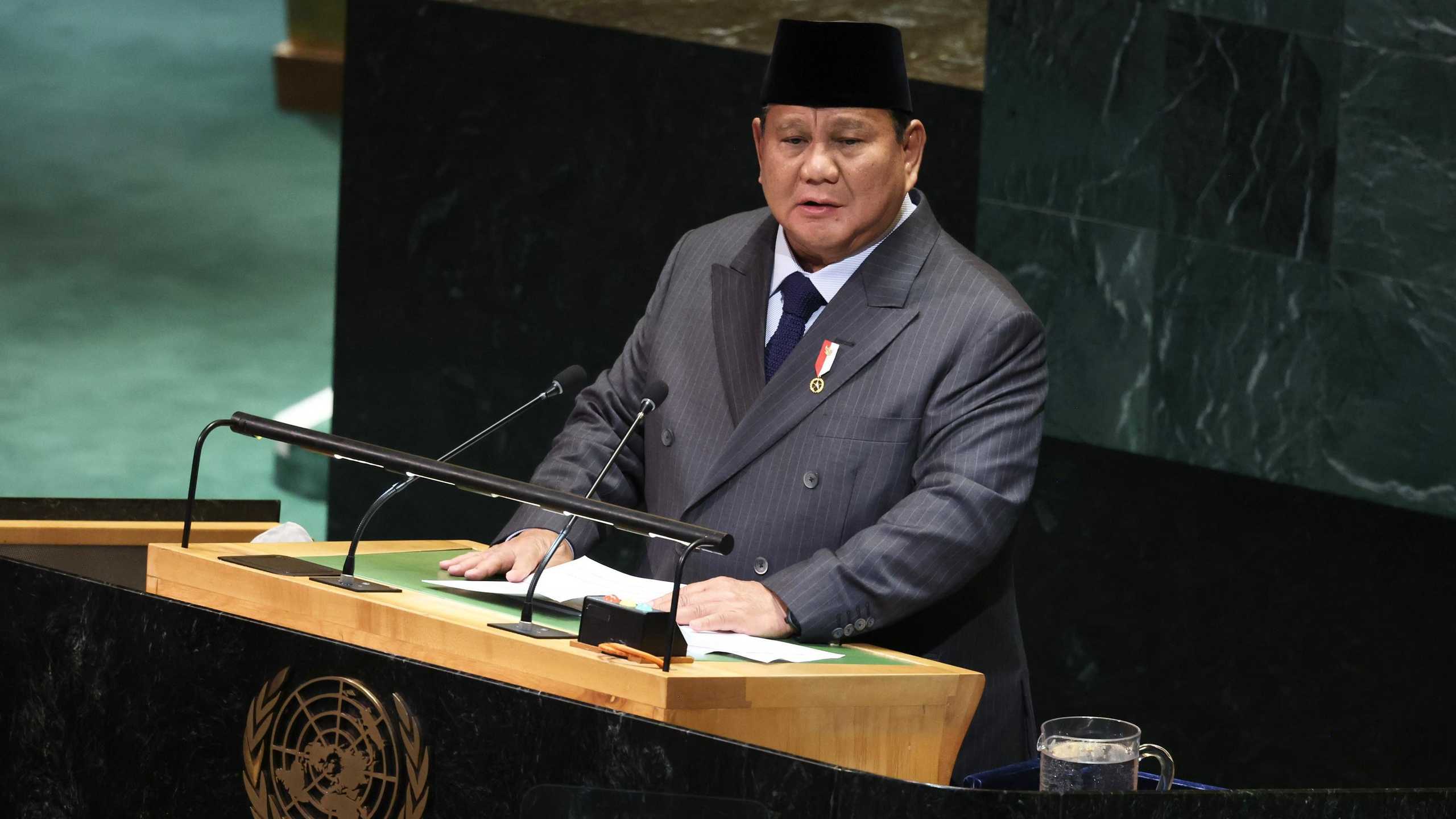 Prabowo Kutuk Kekerasan Sipil di PBB, Bela Palestina