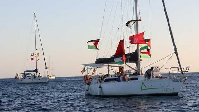 Armada Bantuan Gaza Didekati Kapal Tak Dikenal, Alami Manuver Berbahaya