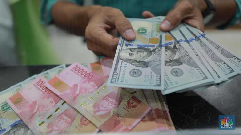 Rupiah menguat 0,18% ke Rp16.375/US$ di tengah tekanan dolar AS