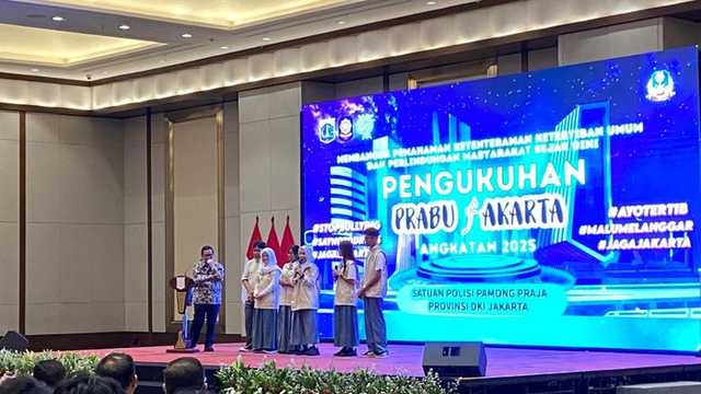 Gubernur DKI Kukuhkan 1.005 Pelajar, Prabu Jakarta Jaga Ketertiban Ibu Kota