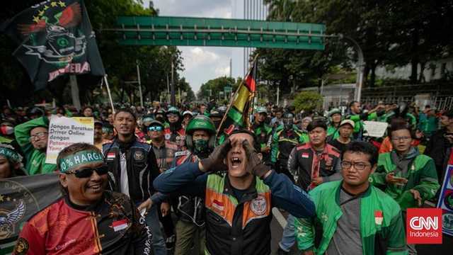 Pengemudi Ojol Targetkan Kemenhub dan DPR/MPR dalam Unjuk Rasa Rabu Ini