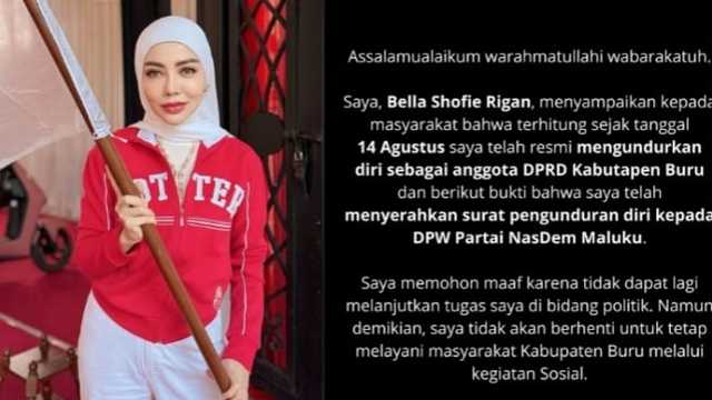 Mengejutkan! Bella Shofie Mundur dari DPRD Buru di Tengah Kemarahan Publik